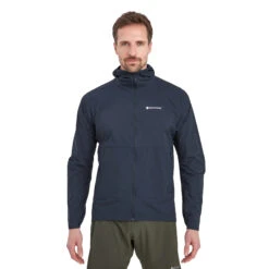 Montane Featherlite Hooded Windproof Jacket - Eclipse Blue