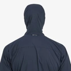 Montane Featherlite Hooded Windproof Jacket - Eclipse Blue -RunGear Elite montane featherlite hooded windproof jacket eclipse blue 8 1543732