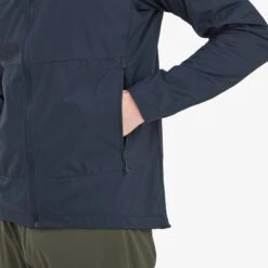 Montane Featherlite Hooded Windproof Jacket - Eclipse Blue -RunGear Elite montane featherlite hooded windproof jacket eclipse blue 9 1543733