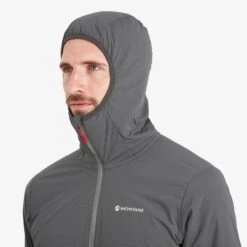Montane Fireball Lite Insulated Hooded Jacket - Slate -RunGear Elite montane fireball lite hoodie jacket slate 10 1445124