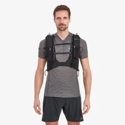 Montane Gecko VP 20 + Hydration Trail Running Vest - Black -RunGear Elite montane gecko vp 20 plus hydration running vest black 4 1442432