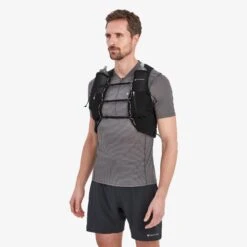 Montane Gecko VP + Hydration Trail Running Vest - Black -RunGear Elite montane gecko vp plus running vest black 7 1442033