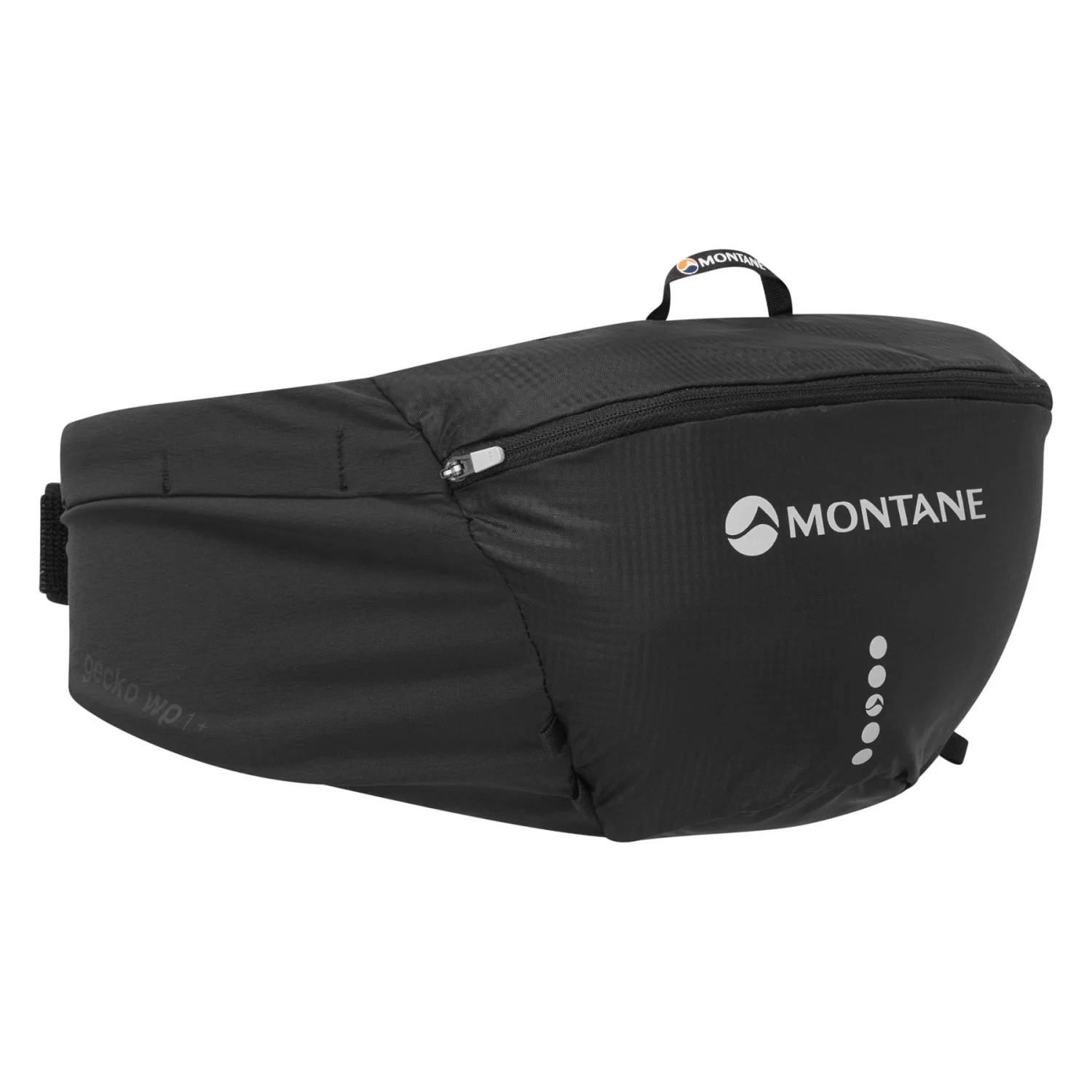 Montane Gecko WP 1L+ Waist Pack - Black 2 Montane Gecko WP 1L+ Waist Pack - Black - Image 2