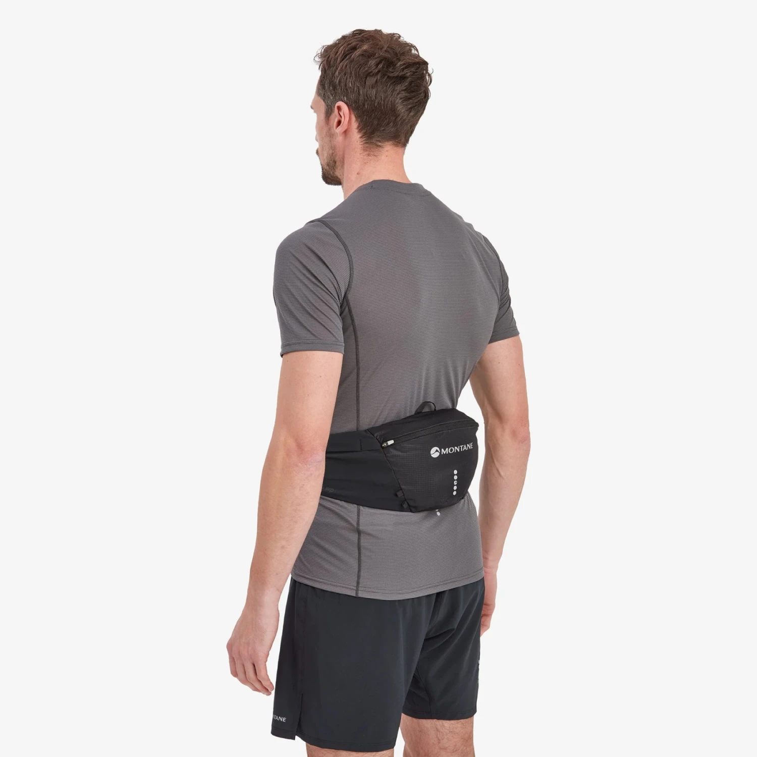 Montane Gecko WP 1L+ Waist Pack - Black 5 Montane Gecko WP 1L+ Waist Pack - Black - Image 5