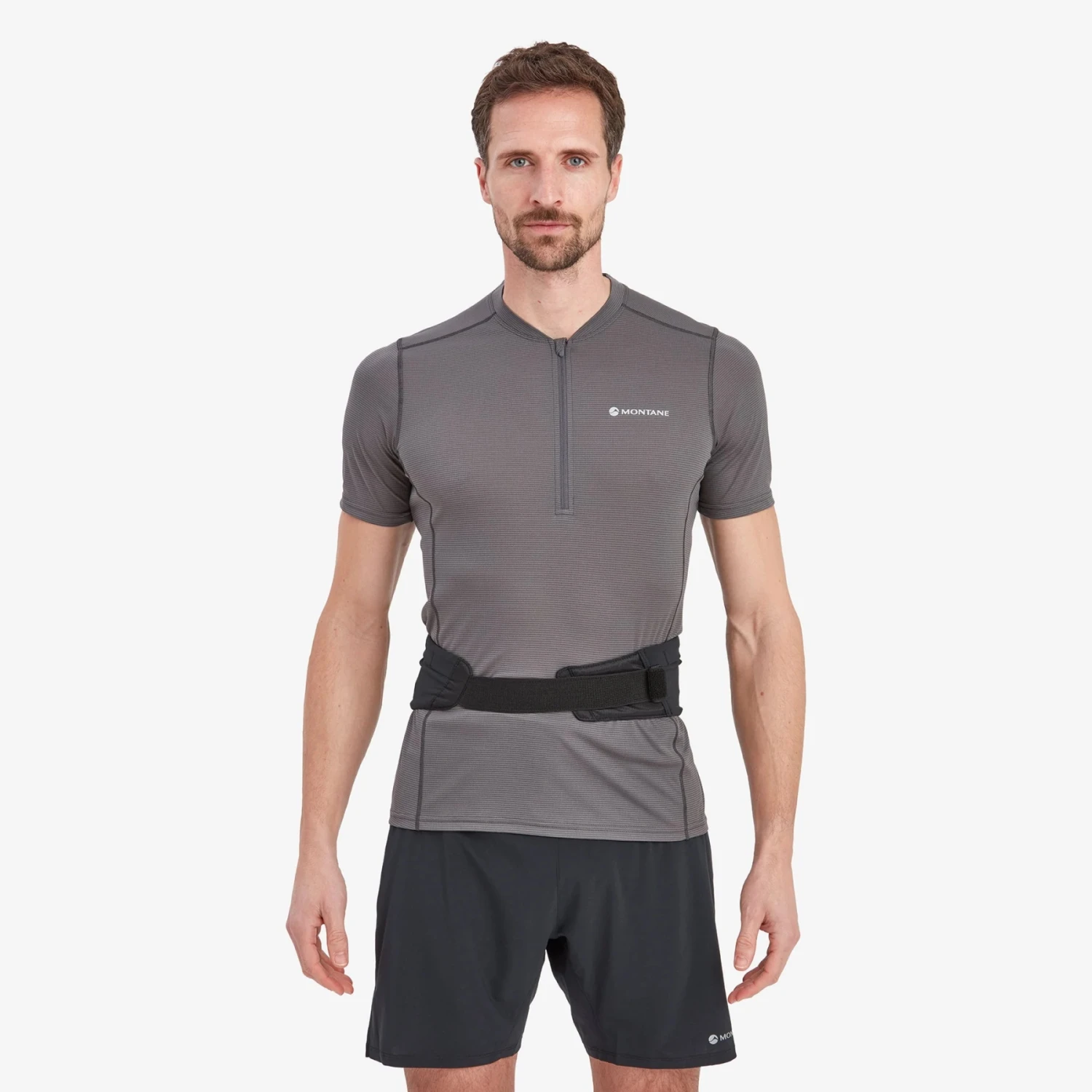 Montane Gecko WP 1L+ Waist Pack - Black 6 Montane Gecko WP 1L+ Waist Pack - Black - Image 6