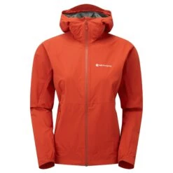 Montane Minimus Lite Women's Waterproof Jacket - Saffron Red -RunGear Elite montane minimus lite women s wateroroof jacket saffron red 3 1546112