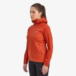 Montane Minimus Lite Women's Waterproof Jacket - Saffron Red -RunGear Elite montane minimus lite women s wateroroof jacket saffron red 5 1546114
