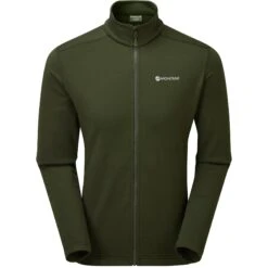 Montane Protium Fleece Jacket - Oak Green -RunGear Elite montane protium jacket oak green 2 1446654