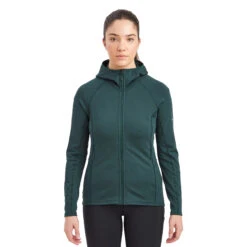 Montane Protium Women's Hooded Fleece Jacket - Deep Forest