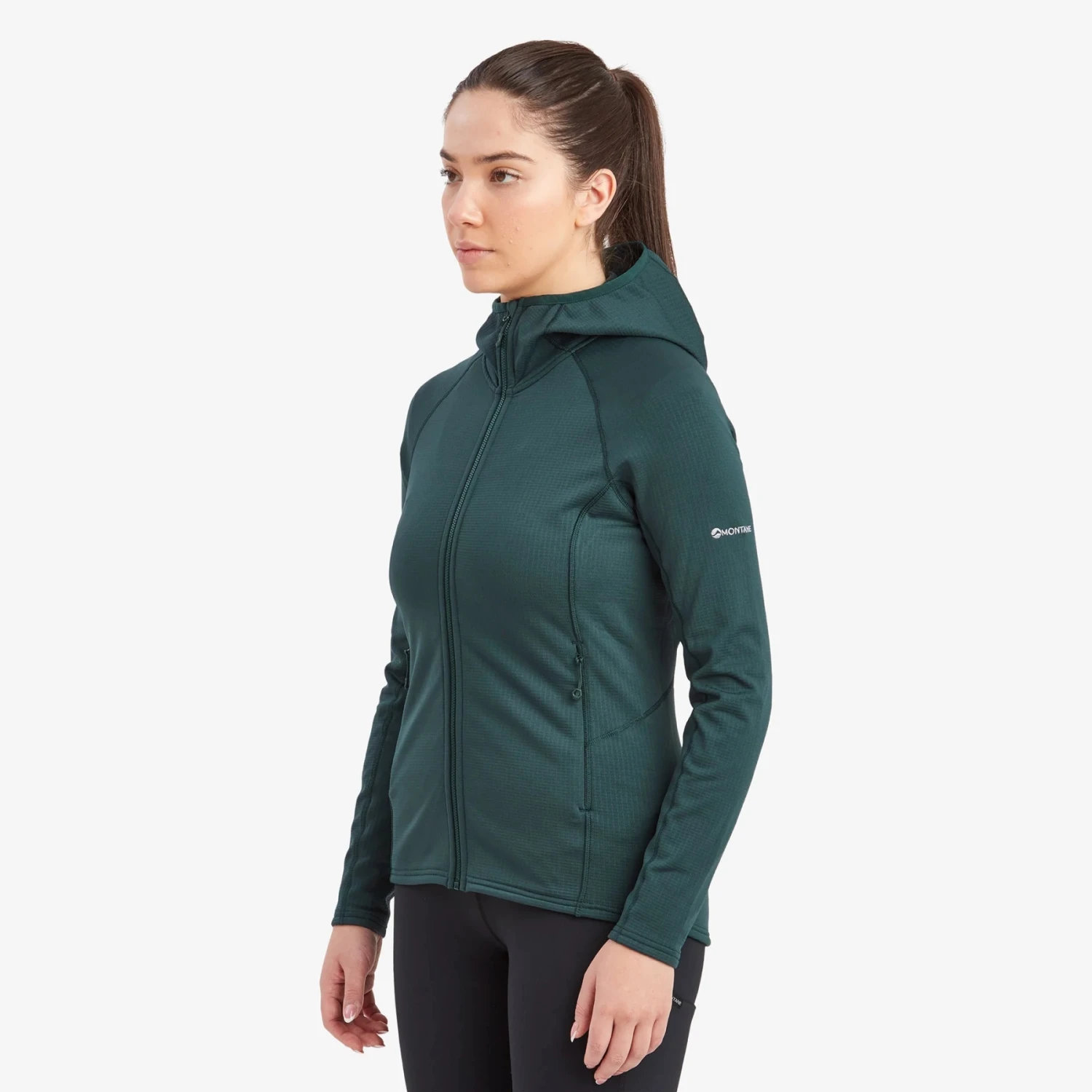 Montane Protium Women's Hooded Fleece Jacket - Deep Forest 5 Montane Protium Women's Hooded Fleece Jacket - Deep Forest - Image 5