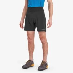 Montane Slipstream 7" Trail Running Shorts - Black -RunGear Elite montane slipstream 7 shorts black 5 1448166