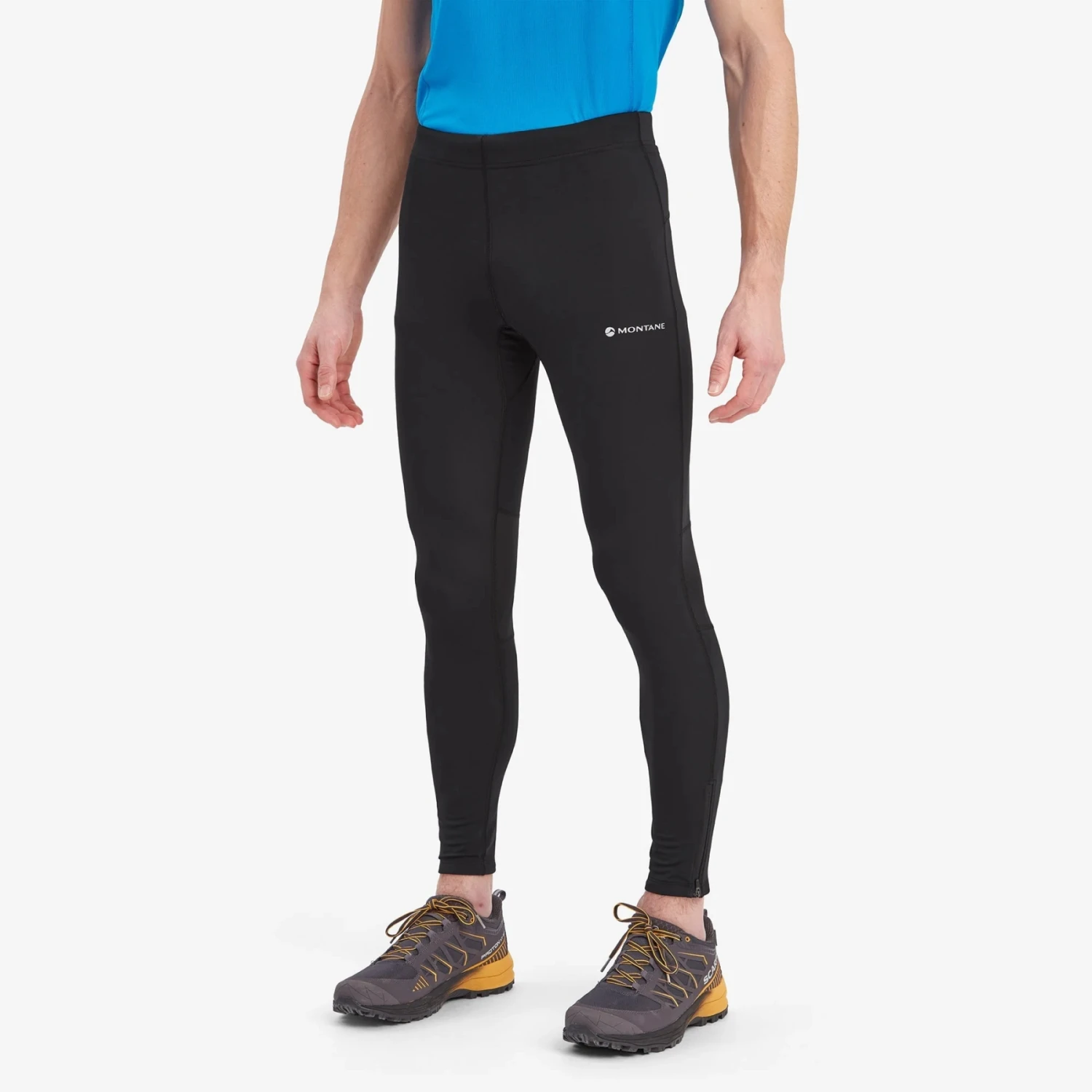 Montane Slipstream Trail Running Tights - Regular - Black 5 Montane Slipstream Trail Running Tights - Regular - Black - Image 5