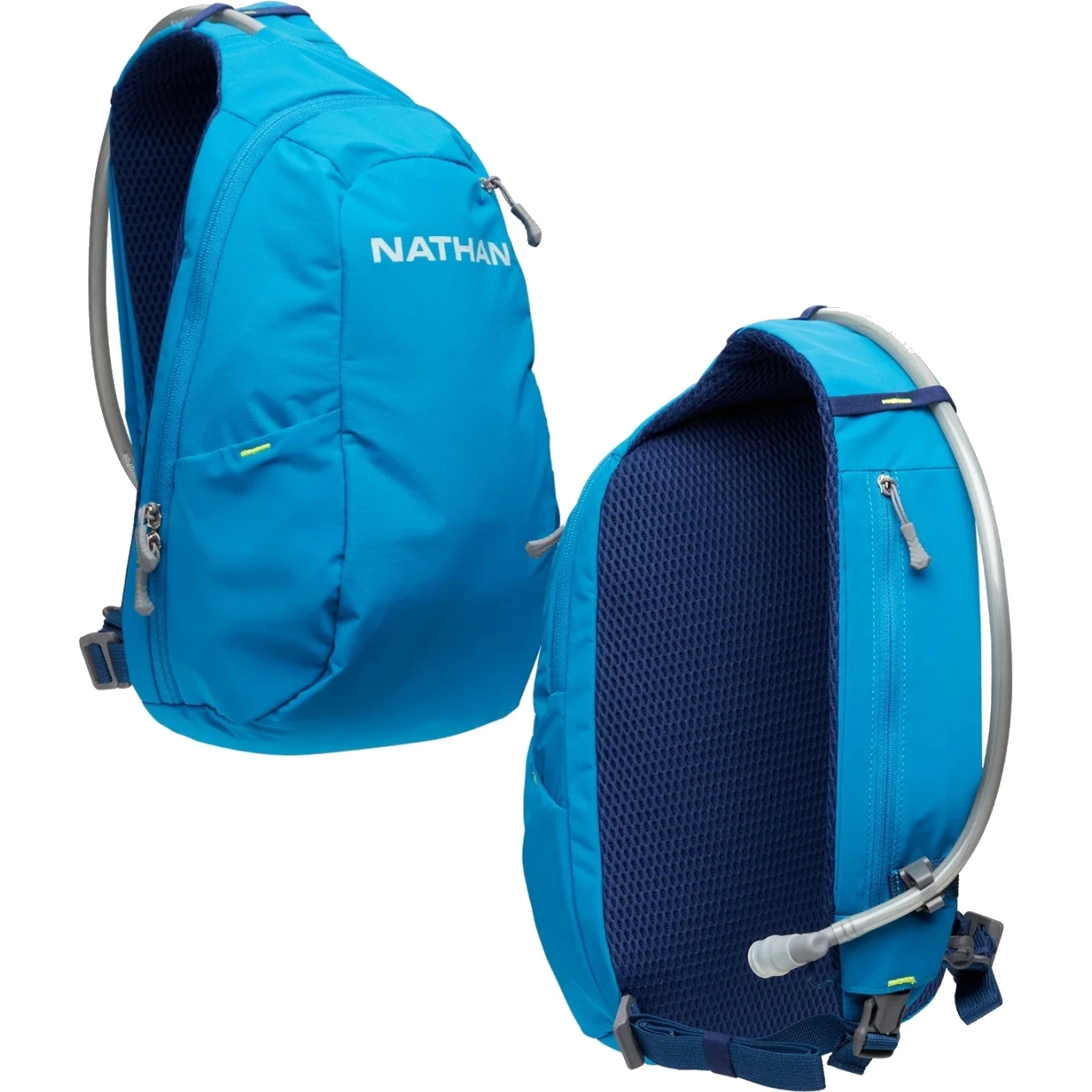 Nathan Sports Run Sling 8L Running Backpack - Deep Blue/Sky Blue 3 Nathan Sports Run Sling 8L Running Backpack - Deep Blue/Sky Blue - Image 3