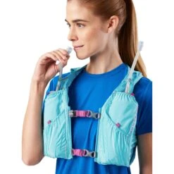 Nathan Sports Pinnacle 4L Women's Hydration Pack - Caribbean Blue/Magenta -RunGear Elite nathan sports pinnacle 4l womens hydration pack caribbean blue magenta 20 10 1452768
