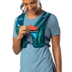 Nathan Sports Quick Start 2.0 - 4L Race Pack - Storm Green / Breezy Blue -RunGear Elite nathan sports quick start 2 0 4l race pack storm green breezy blue 7 1391995