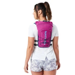 Nathan Sports Quick Start 2.0 Hydration Pack - 6L - Magenta/Periwinkle -RunGear Elite nathan sports quick start 2 0 hydration pack 6l magenta periwinkle 3 1438406