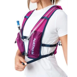 Nathan Sports Quick Start 2.0 Hydration Pack - 6L - Magenta/Periwinkle -RunGear Elite nathan sports quick start 2 0 hydration pack 6l magenta periwinkle 5 1438408