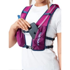 Nathan Sports Quick Start 2.0 Hydration Pack - 6L - Magenta/Periwinkle -RunGear Elite nathan sports quick start 2 0 hydration pack 6l magenta periwinkle 6 1438409