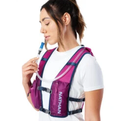 Nathan Sports Quick Start 2.0 Hydration Pack - 6L - Magenta/Periwinkle -RunGear Elite nathan sports quick start 2 0 hydration pack 6l magenta periwinkle 7 1438410