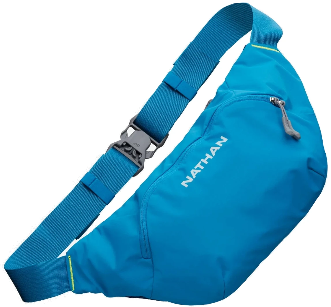 Nathan Sports Run Sling 2L Running Backpack - Deep Blue/Sky Blue 1 Nathan Sports Run Sling 2L Running Backpack - Deep Blue/Sky Blue