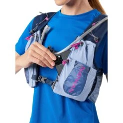 Nathan Sports VaporAiress 3.0 7L Hydration Vest - Periwinkle/Magenta -RunGear Elite nathan sports vapor airess 3 0 7l hydration vest periwinkle magenta 7 1449670