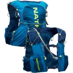 Nathan Sports VaporAir 3.0 7L Hydration Vest - Deep Blue/Safety Yellow -RunGear Elite nathan sports vaporair 3 0 7 l deep blue safety yellow 1 1439531