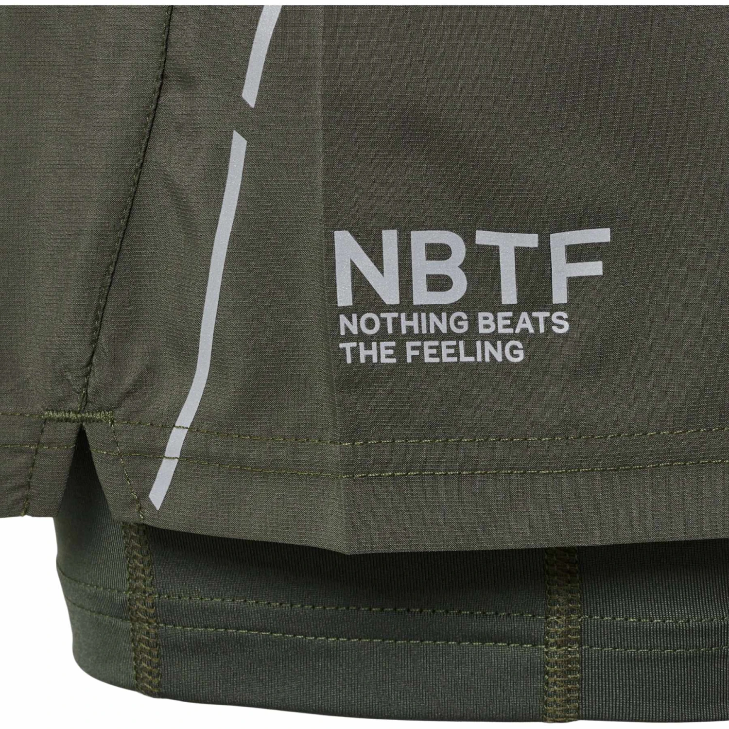 Newline Pace 2in1 Shorts Women - Beluga 4 Newline Pace 2in1 Shorts Women - Beluga - Image 4