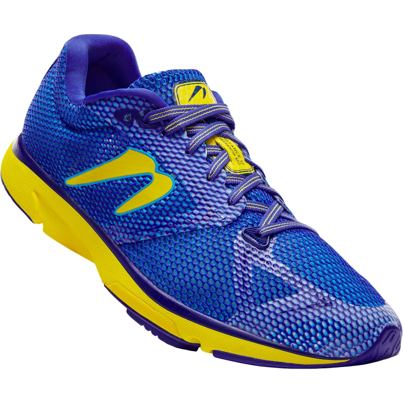 Newton Running Distance 12 Running Shoes - Navy Blue/yellow 6 Newton Running Distance 12 Running Shoes - Navy Blue/yellow - Image 6