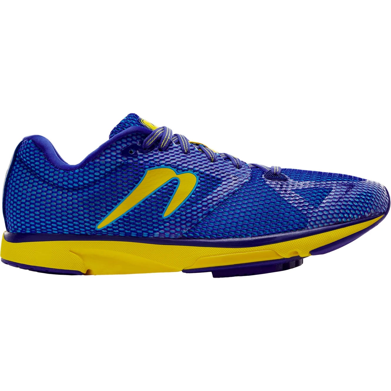 Newton Running Distance 12 Running Shoes - Navy Blue/yellow 3 Newton Running Distance 12 Running Shoes - Navy Blue/yellow - Image 3