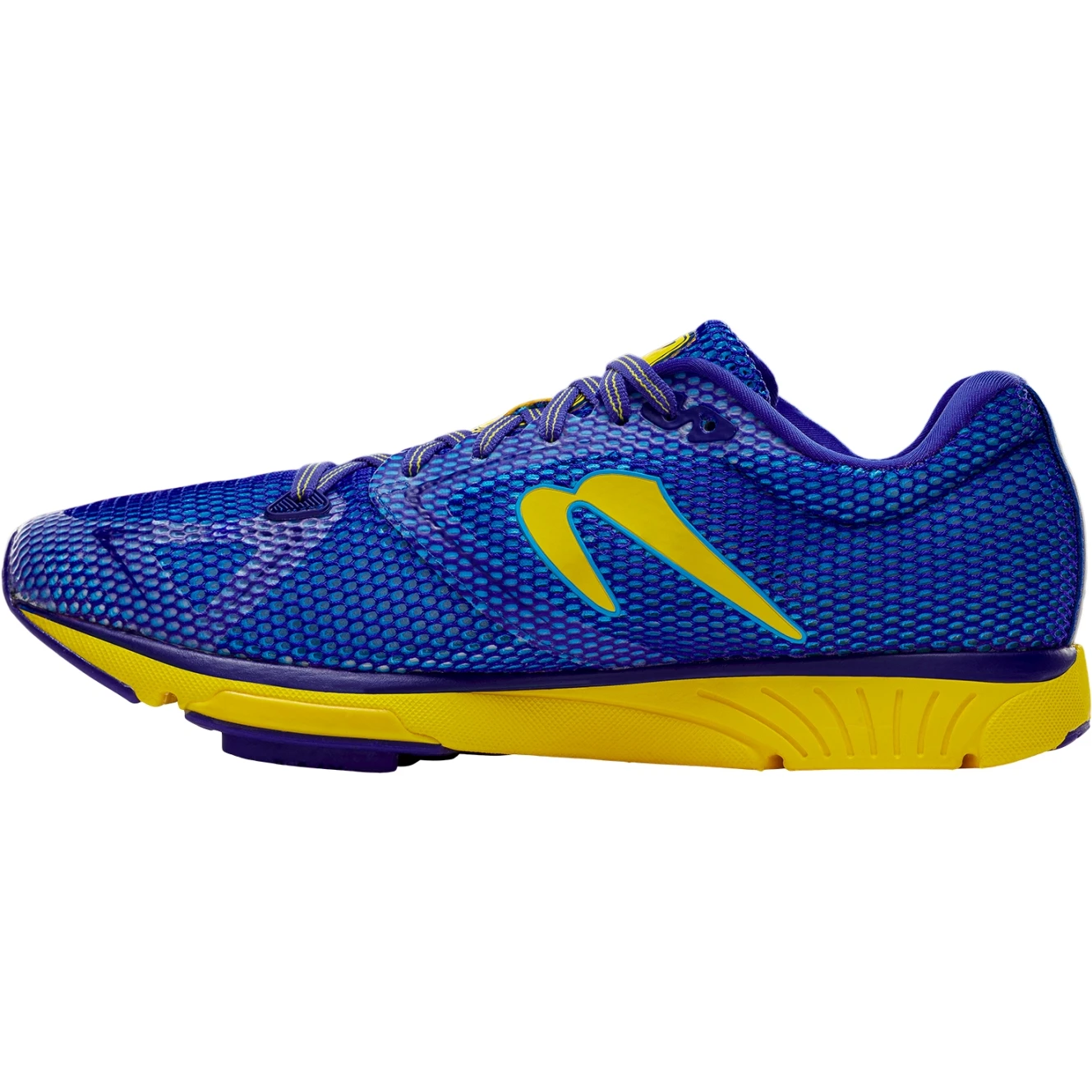 Newton Running Distance 12 Running Shoes - Navy Blue/yellow 2 Newton Running Distance 12 Running Shoes - Navy Blue/yellow - Image 2