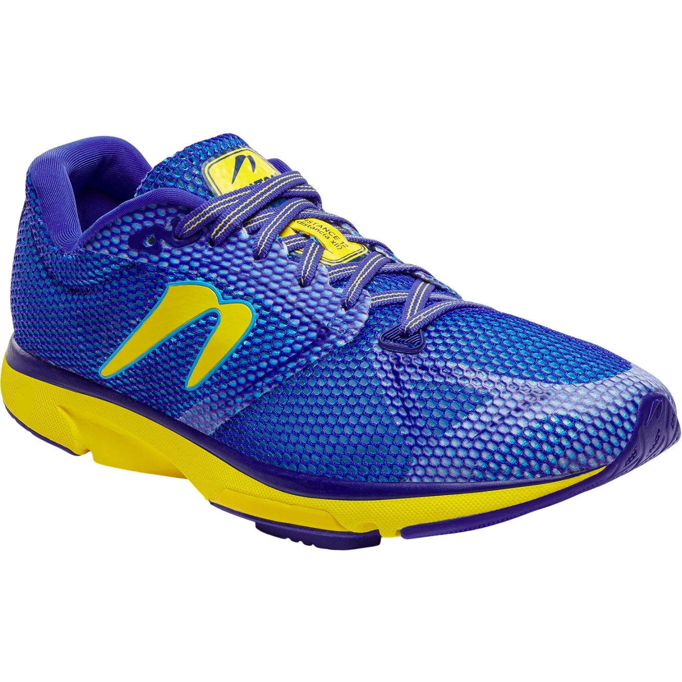 Newton Running Distance 12 Running Shoes - Navy Blue/yellow 1 Newton Running Distance 12 Running Shoes - Navy Blue/yellow