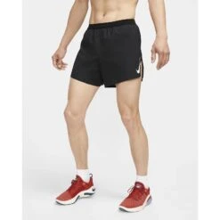 Nike AeroSwift Men's 4" Running Shorts - Black/white CJ7840-010 -RunGear Elite nike aeroswift men s 4 running shorts black white cj7840 0106 1213884