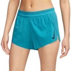 Nike AeroSwift Women's Running Shorts - Rapid Teal/black CZ9398-443