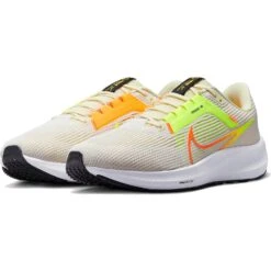 Nike Air Zoom Pegasus 40 Running Shoes Men - White/multi-color-coconut Milk-volt DV3853-101 -RunGear Elite nike air zoom pegasus 40 mens running shoes white multi color coconut milk volt dv3853 101 1 1476471
