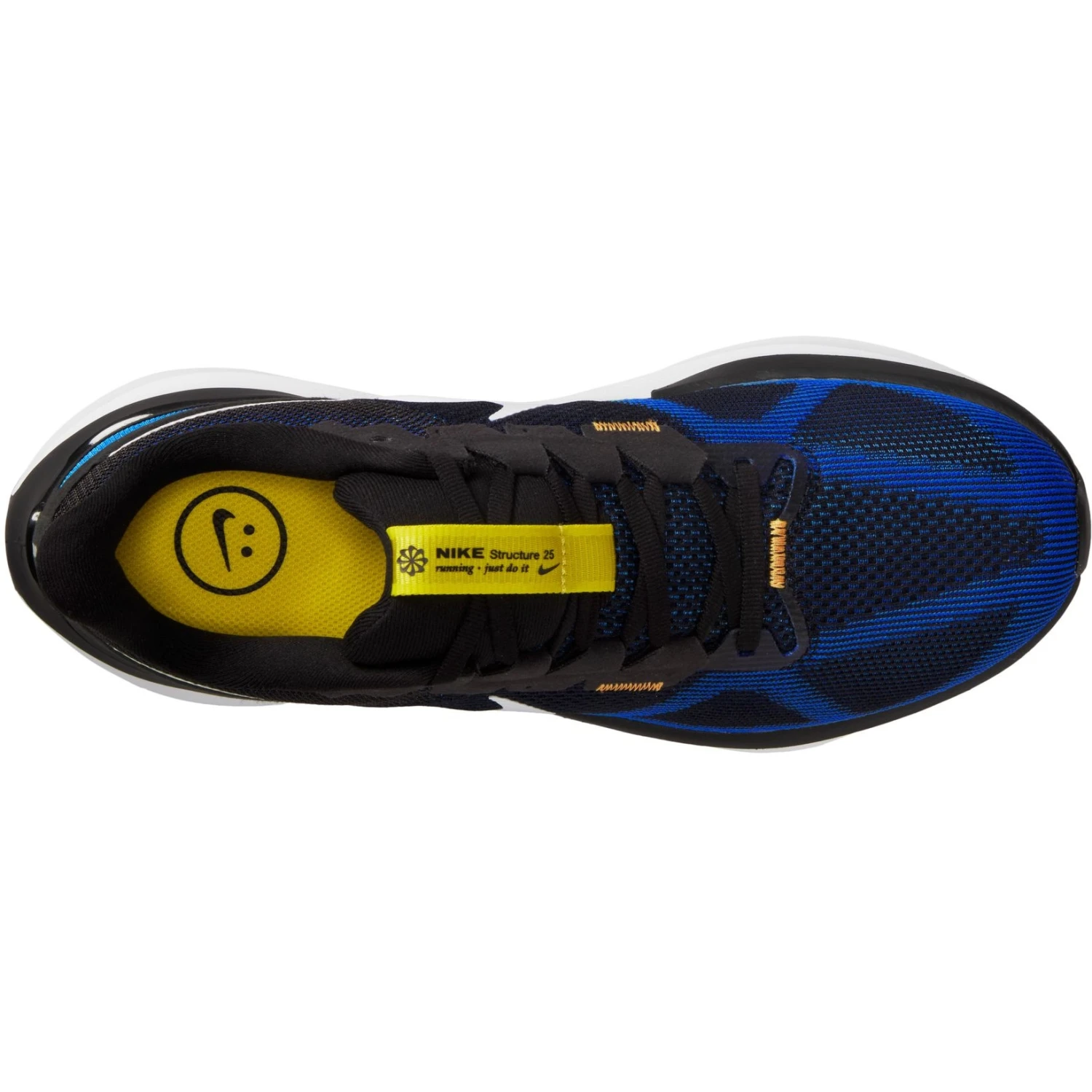 Nike Air Zoom Structure 25 Running Shoes Men - Black/white-racer Blue-sundial DJ7883-003 4 Nike Air Zoom Structure 25 Running Shoes Men - Black/white-racer Blue-sundial DJ7883-003 - Image 4