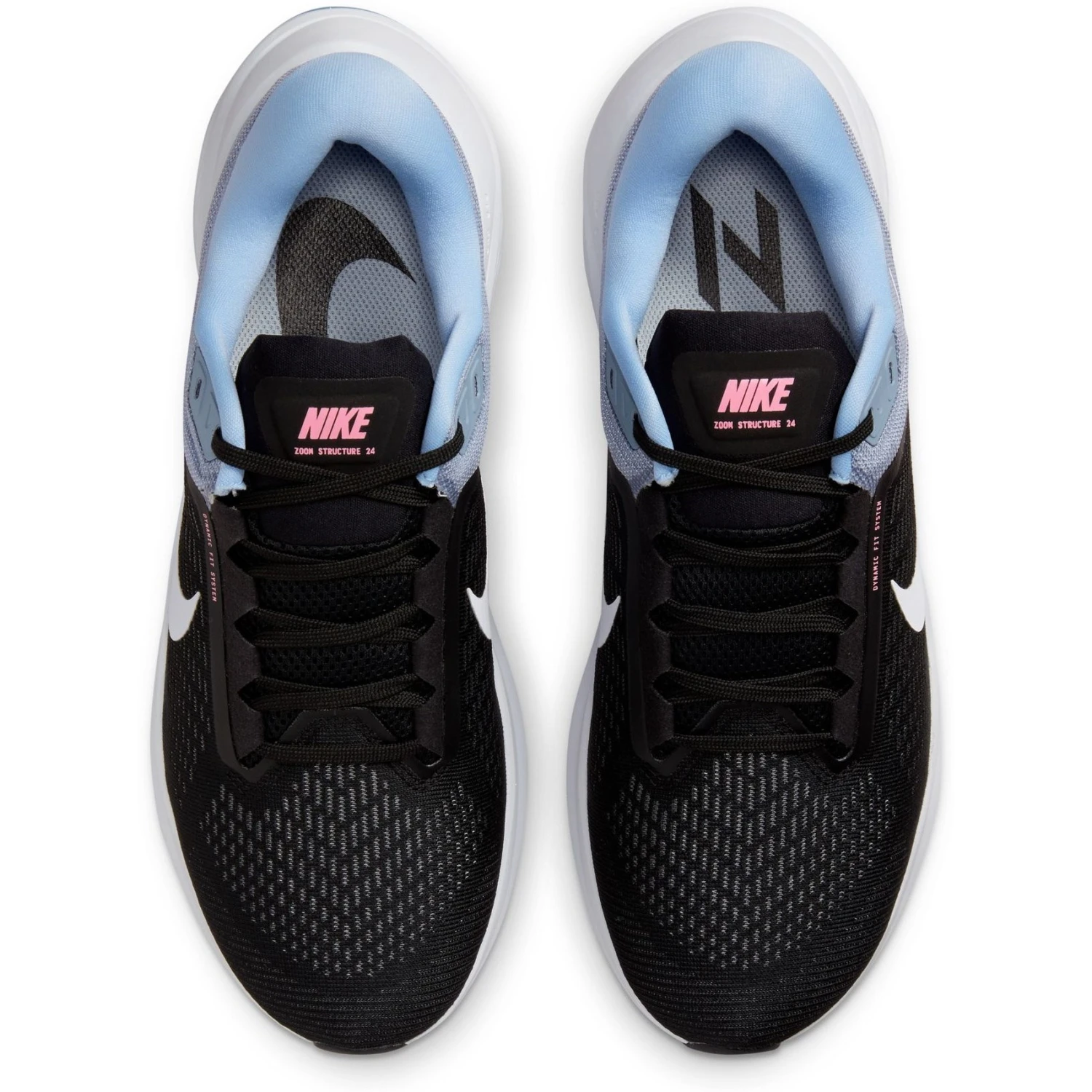 Nike Air Zoom Structure 24 Men's Running Shoes - Black/white-ashen Slate-cobalt Bliss DA8535-008 3 Nike Air Zoom Structure 24 Men's Running Shoes - Black/white-ashen Slate-cobalt Bliss DA8535-008 - Image 3