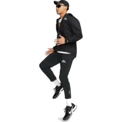 Nike Dri-FIT Dawn Range Running Pants Men - Black/black/white DX0855-010 -RunGear Elite nike dri fit dawn range mens running pants black black white dx0855 010 3 1517390