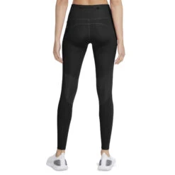 Nike Epic Fast Mid-Rise Running Tights Women - Black/reflective Silver CZ9240-010 -RunGear Elite nike epic fast womens running tights black reflective silver cz9240 010 1 918244