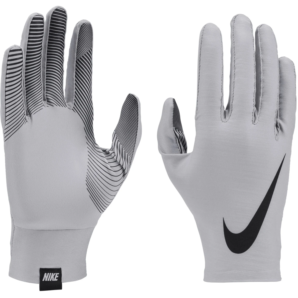 Nike Men's Base Layer Gloves - Lt Smoke Grey/black/black 019 1 Nike Men's Base Layer Gloves - Lt Smoke Grey/black/black 019