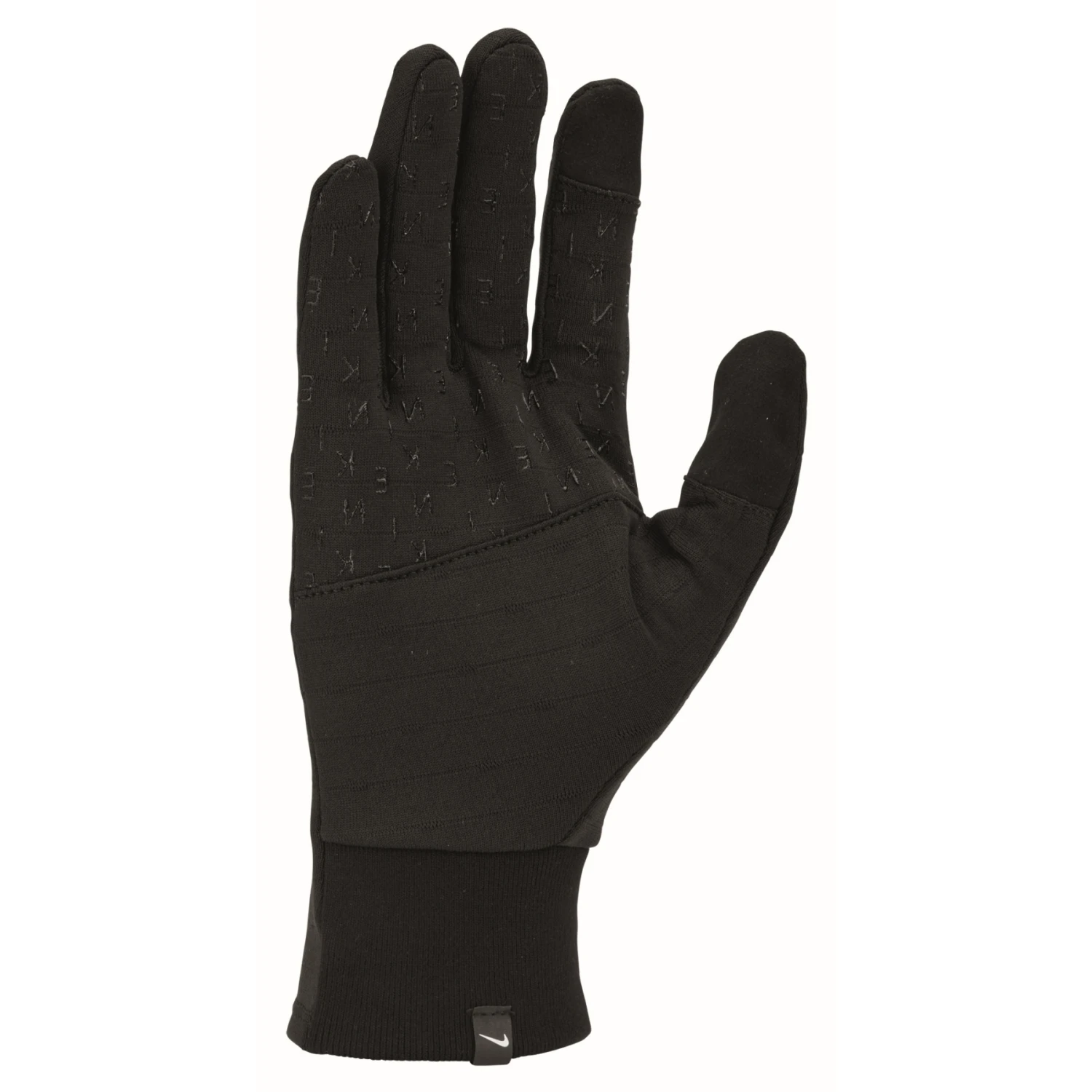 Nike Men's Sphere 4.0 Running Gloves - Black/black/silver 082 2 Nike Men's Sphere 4.0 Running Gloves - Black/black/silver 082 - Image 2