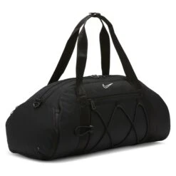 Nike One Training Club Duffel Bag Women - Black/black/white CV0062-010 -RunGear Elite nike one training club damen sporttasche cv0062 9 918578