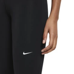 Nike Pro Mid-Rise Tights Women - Black/white CZ9779-010 -RunGear Elite nike pro womens tights black white cz9779 010 4 923582