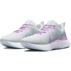 Nike React Infinity Run 3 Road Running Shoes Women - White/rush Fuchsia-blue Tint-volt DZ3016-100 -RunGear Elite nike react infinity run womens road running shoes white rush fuchsia blue tint volt dz3016 100 2 1423581