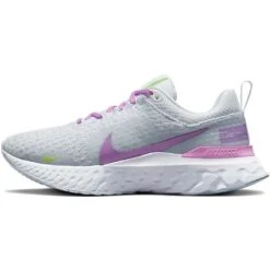 Nike React Infinity Run 3 Road Running Shoes Women - White/rush Fuchsia-blue Tint-volt DZ3016-100