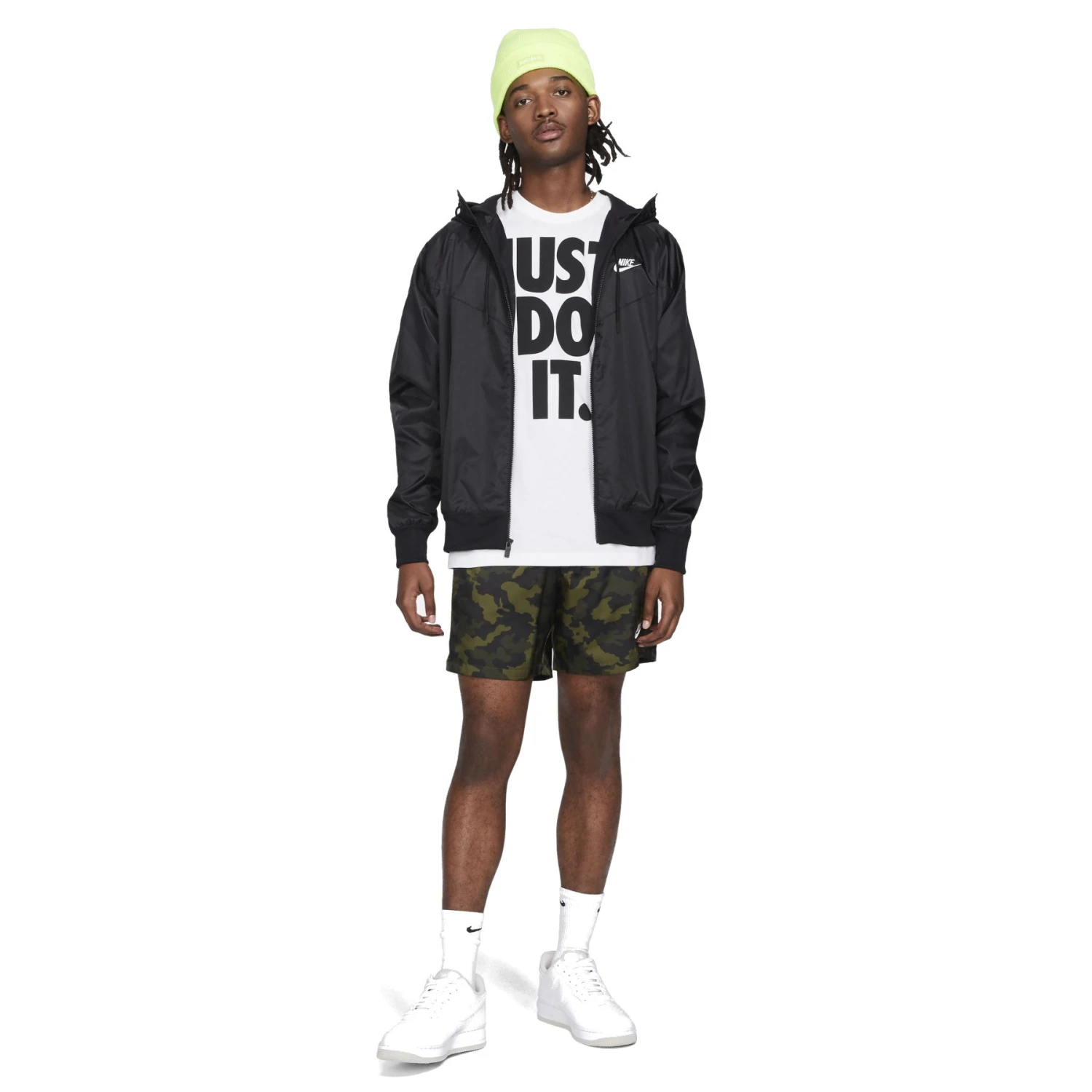 Nike Sportswear Heritage Essentials Windrunner Hooded Jacket Men - Black/white DA0001-010 7 Nike Sportswear Heritage Essentials Windrunner Hooded Jacket Men - Black/white DA0001-010 - Image 7