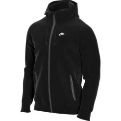 Nike Sportswear Heritage Essentials Windrunner Hooded Jacket Men - Black/white DA0001-010