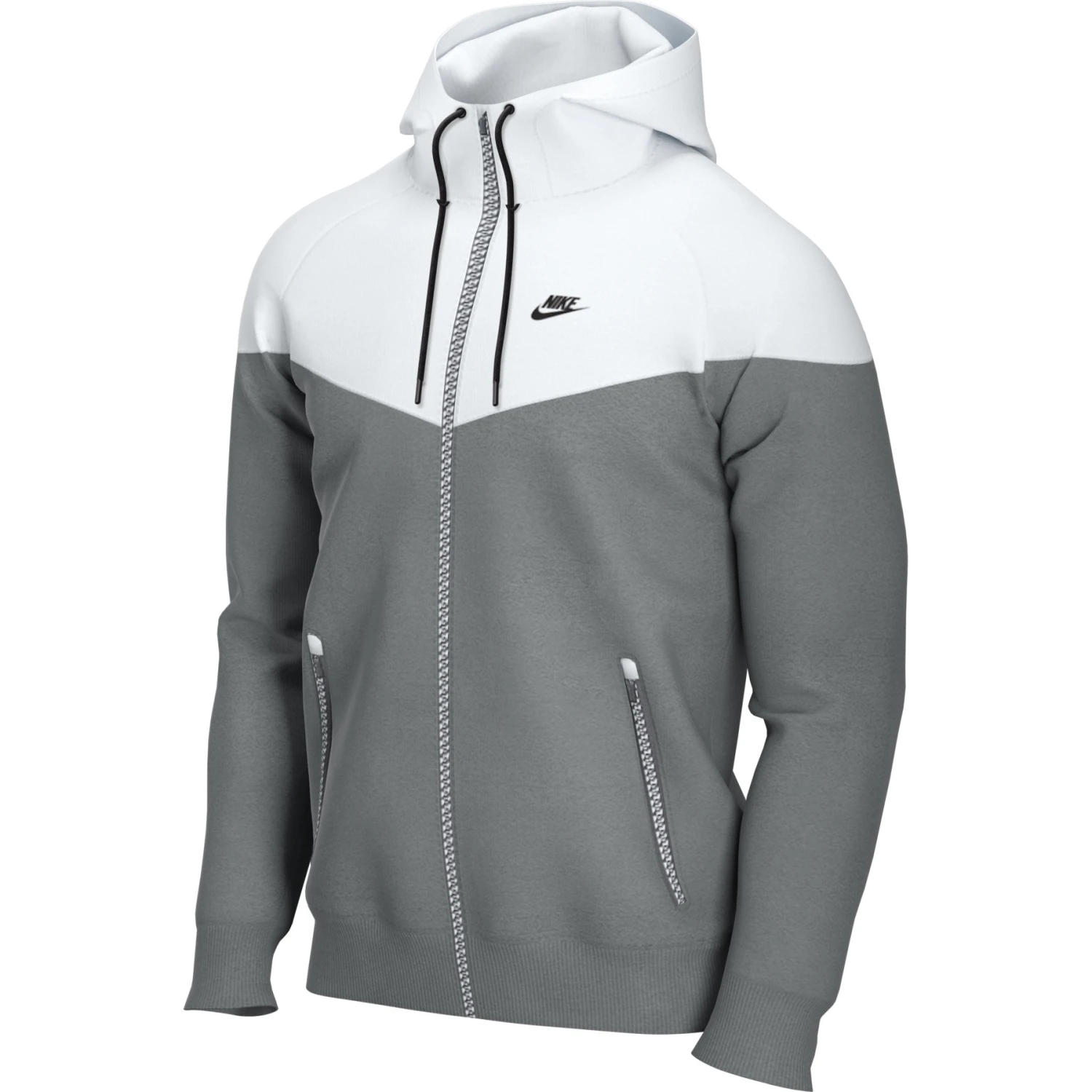 Nike Sportswear Heritage Essentials Windrunner Hooded Jacket Men - Smoke Grey/white/smoke Grey/black DA0001-084 1 Nike Sportswear Heritage Essentials Windrunner Hooded Jacket Men - Smoke Grey/white/smoke Grey/black DA0001-084