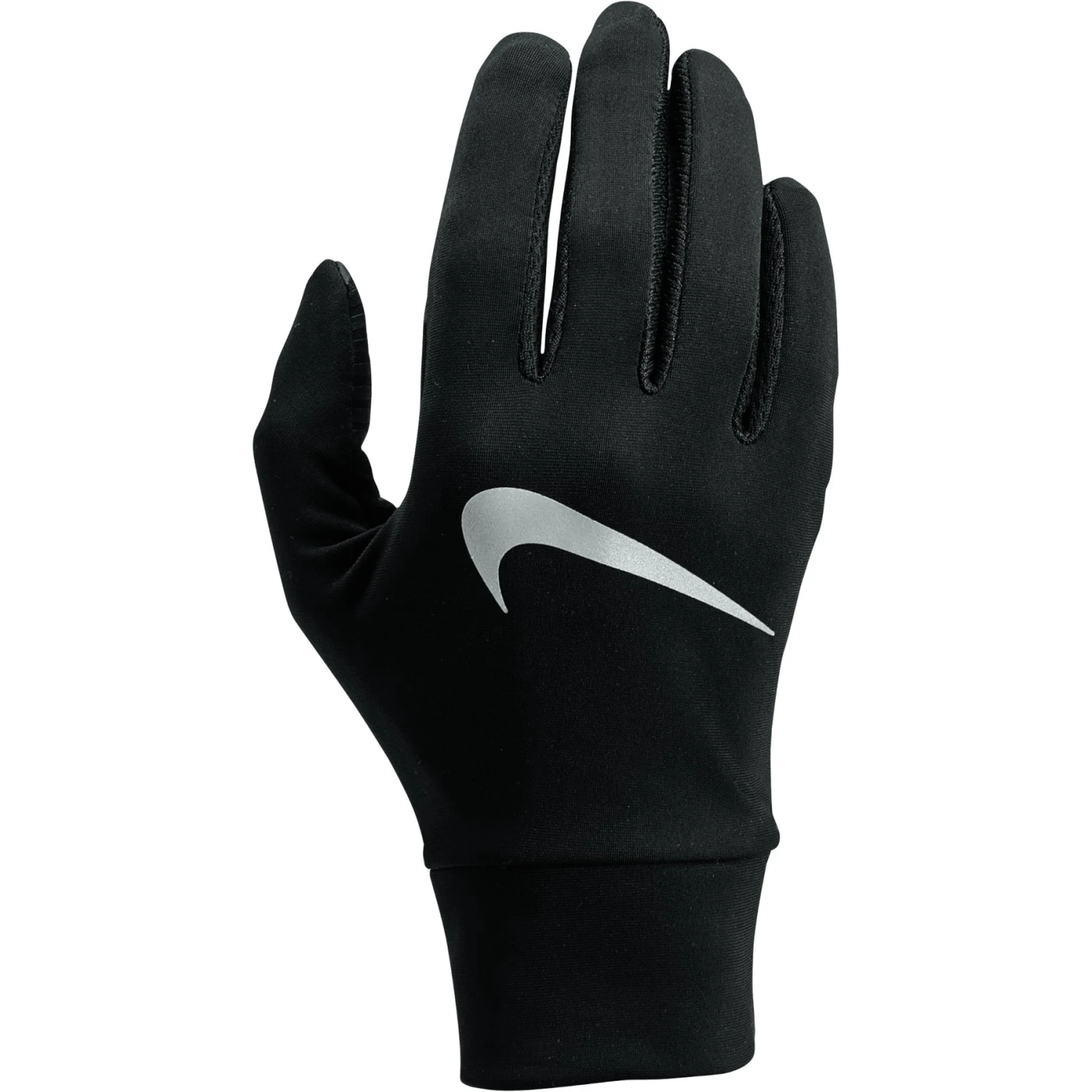Nike Women's Lightweight Tech Running Gloves - Black/black/silver 082 1 Nike Women's Lightweight Tech Running Gloves - Black/black/silver 082