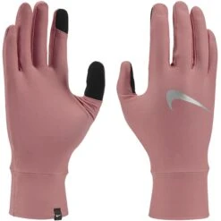 Nike Women's Lightweight Tech Running Gloves - Red Stardust/red Stardust/silver 619