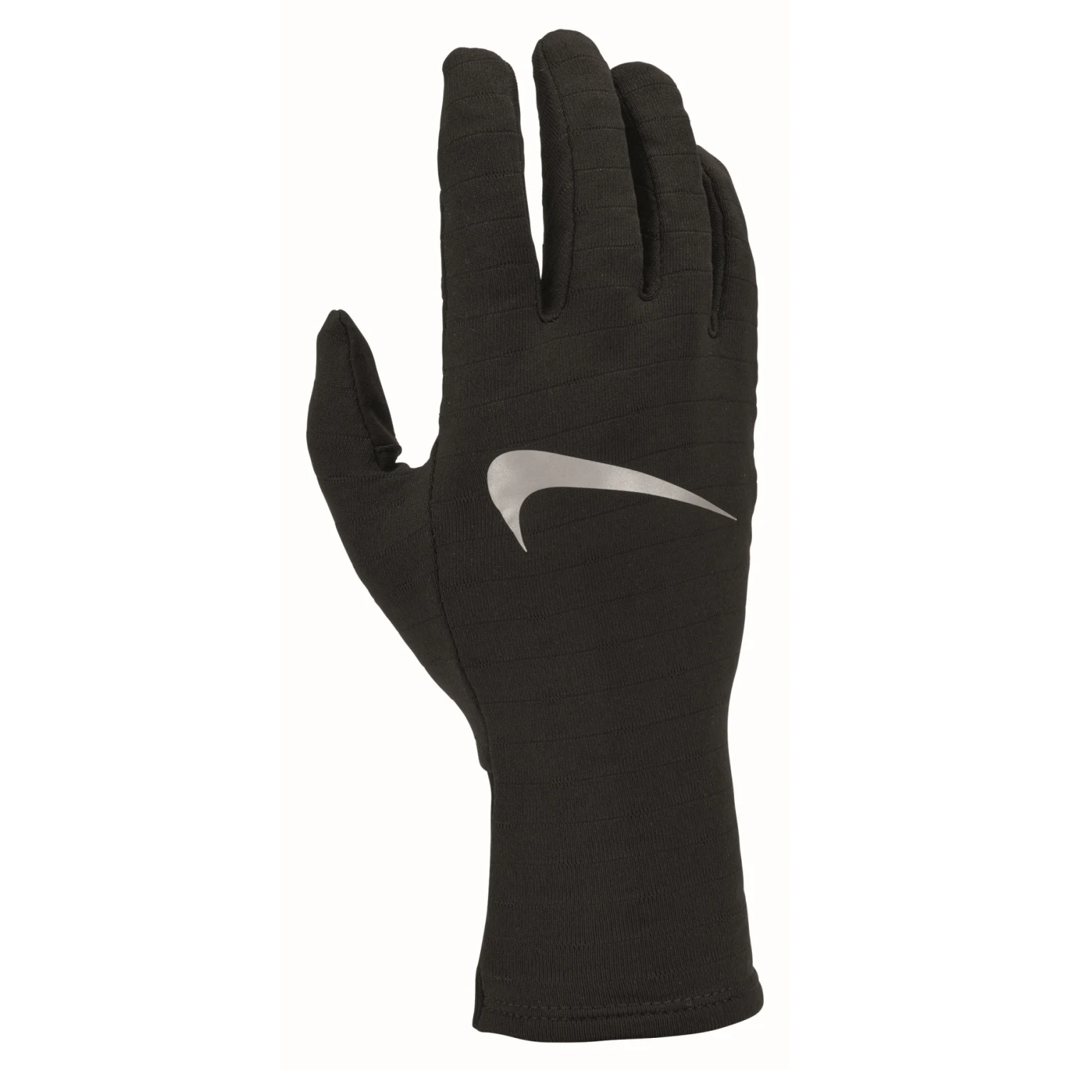 Nike Women's Sphere 4.0 Running Gloves - Black/black/silver 082 1 Nike Women's Sphere 4.0 Running Gloves - Black/black/silver 082